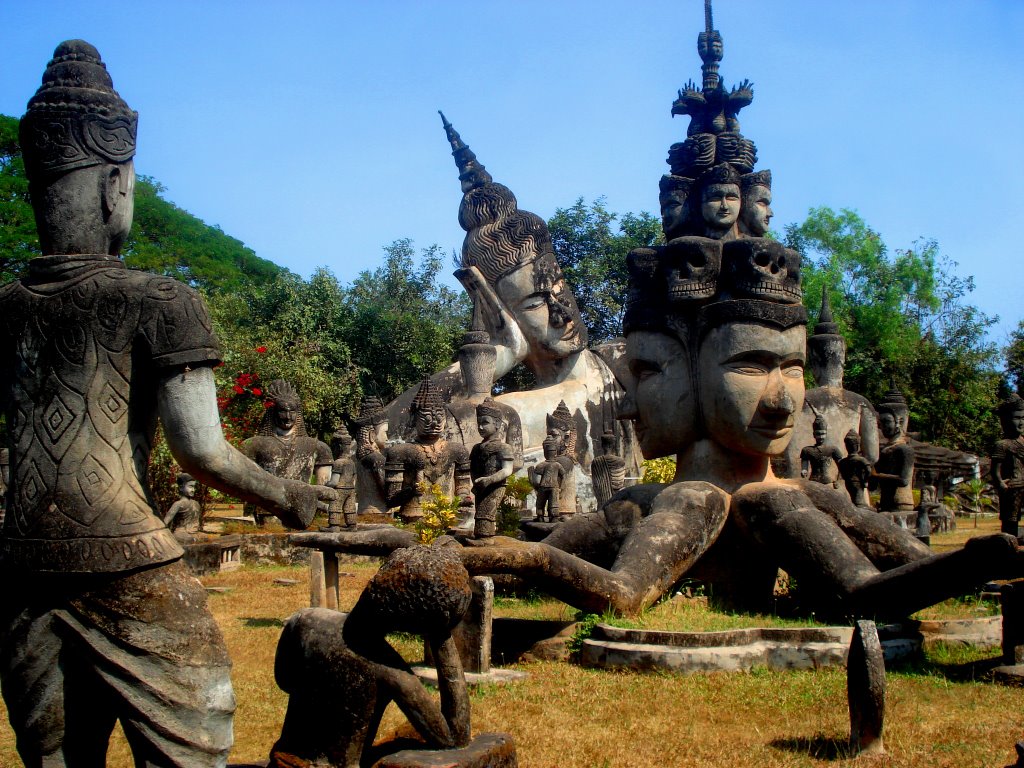 Buddha Park, Vientiane, Laos бесплатно
